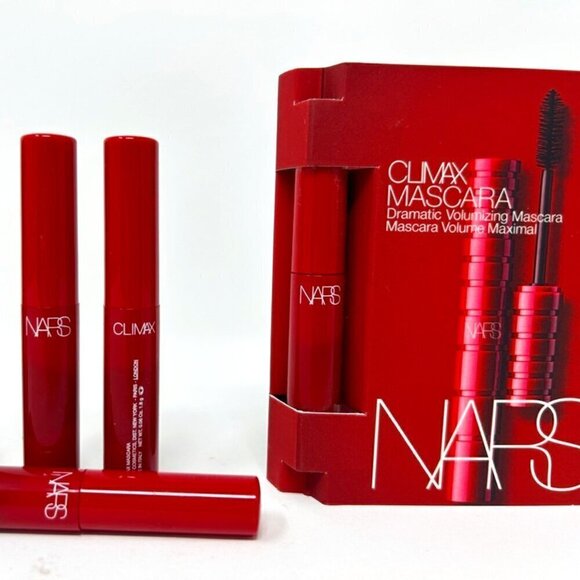 NARS CLIMAX Dramatic Volumizing Mascara BLACK .06oz NEW NO BOX           8 TUBES - Picture 1 of 2